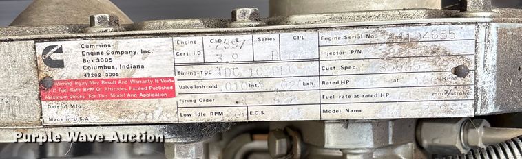 image for item FG1525 Winco generator