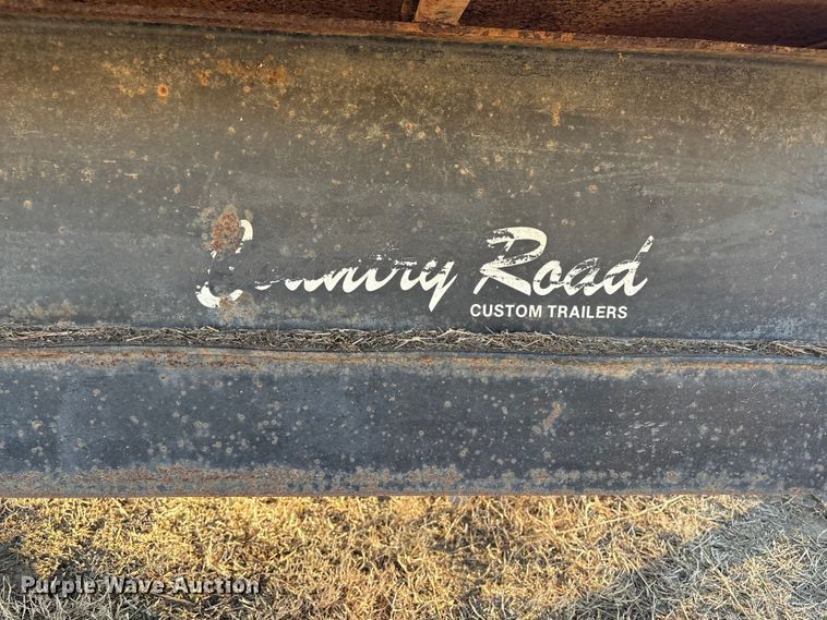 image for item FI0040 1993 Country Road Custom Trailers tilt deck equipment trailer