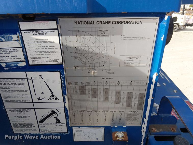 image for item FK0552 2004 International 7500 crane truck