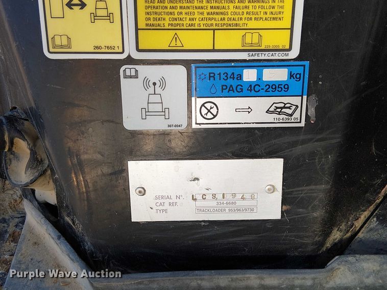 image for item FK0628 2013 Caterpillar 963D track loader