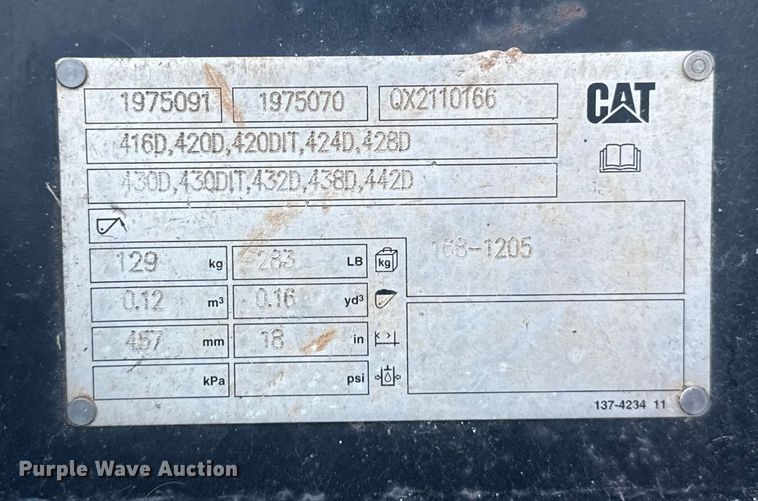 image for item HI9356 Caterpillar backhoe bucket