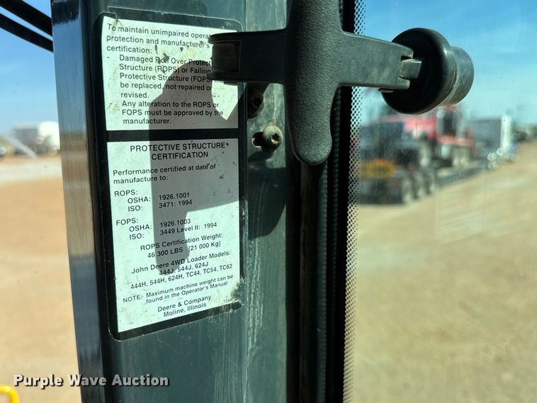 image for item NA9847 2007 John Deere 624J wheel loader