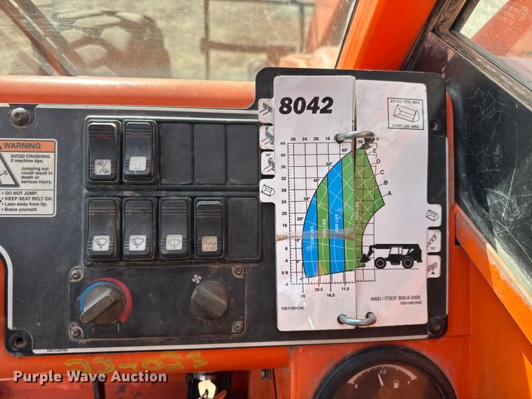 image for item NA9891 2014 Sky Trak 8042 telehandler