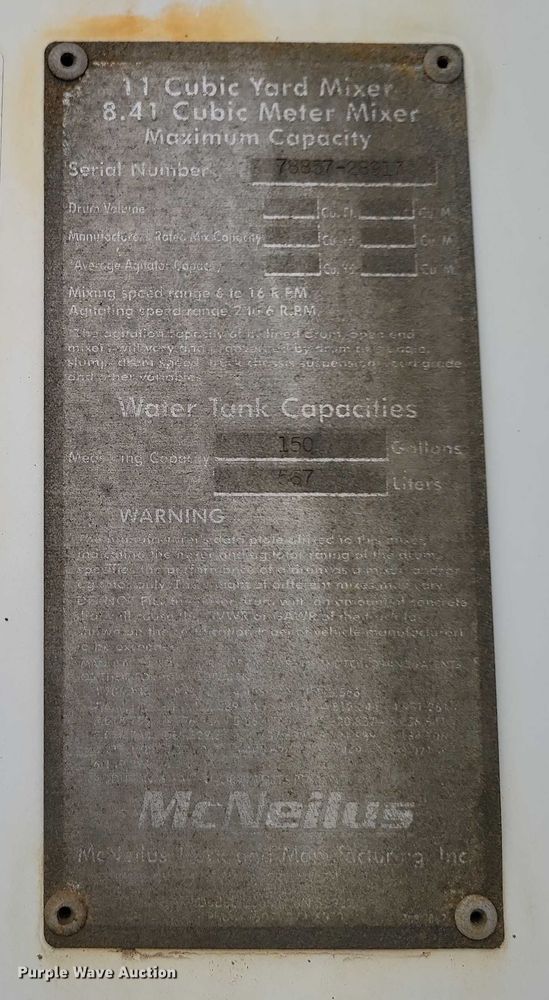 image for item NO9790 2006 International Paystar 5500i ready mix truck