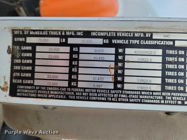 image for item NO9790 2006 International Paystar 5500i ready mix truck