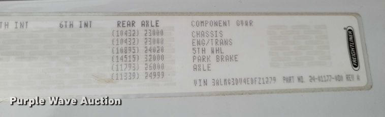 image for item NO9791 2014 Freightliner 114SD ready mix truck