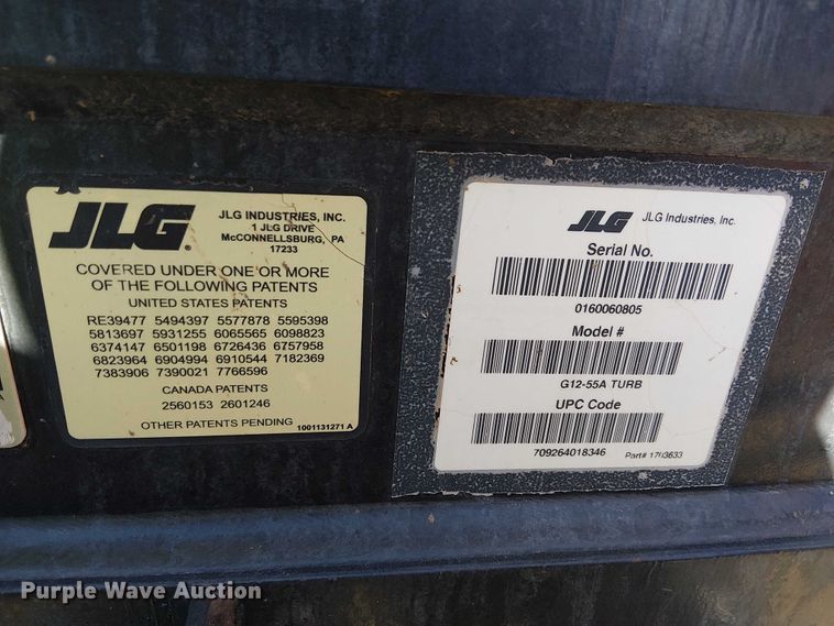 image for item YA1139 2014 JLG G12-55A telehandler