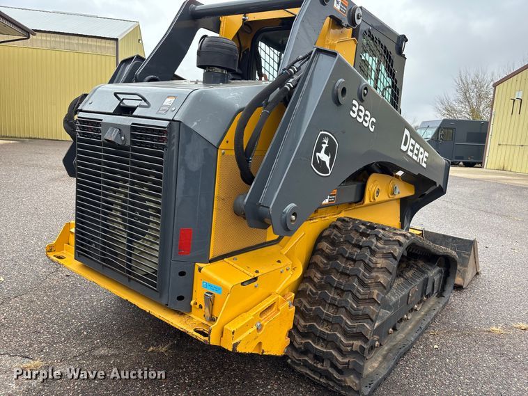 image for item YA1488 2017 John Deere 333G tracked skid steer loader