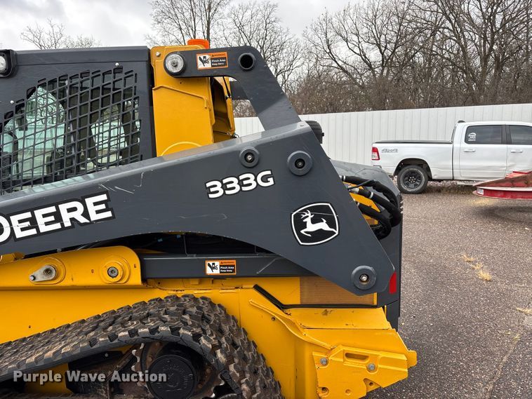 image for item YA1488 2017 John Deere 333G tracked skid steer loader