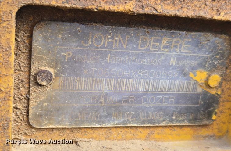 image for item YA1522 2000 John Deere 650H LT dozer