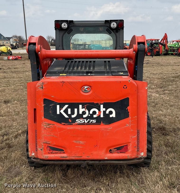 image for item DU6500 2021 Kubota SSV75 skid steer loader