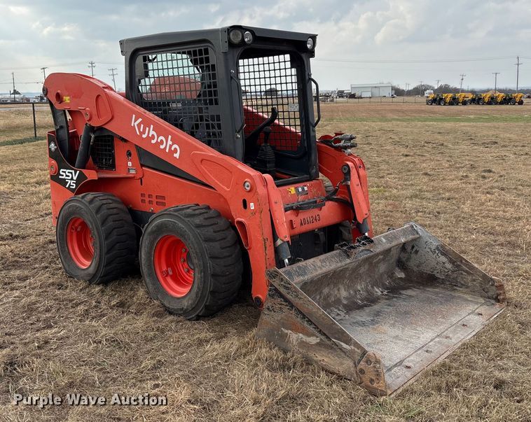 image for item DU6501 2021 Kubota SSV75 skid steer loader
