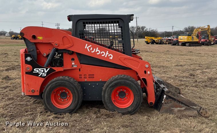 image for item DU6501 2021 Kubota SSV75 skid steer loader