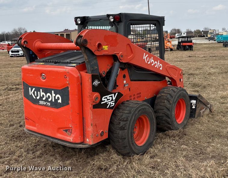 image for item DU6501 2021 Kubota SSV75 skid steer loader