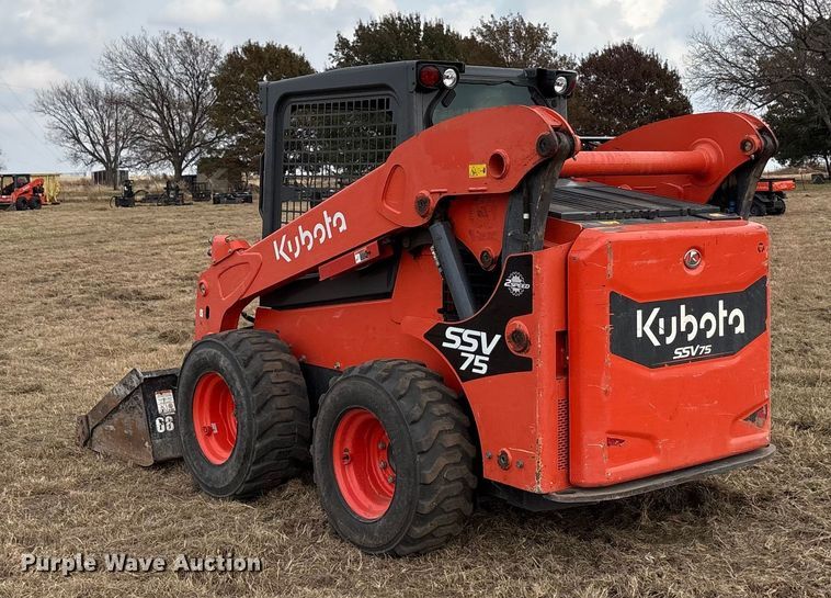image for item DU6501 2021 Kubota SSV75 skid steer loader
