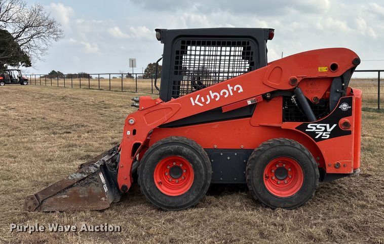 image for item DU6501 2021 Kubota SSV75 skid steer loader