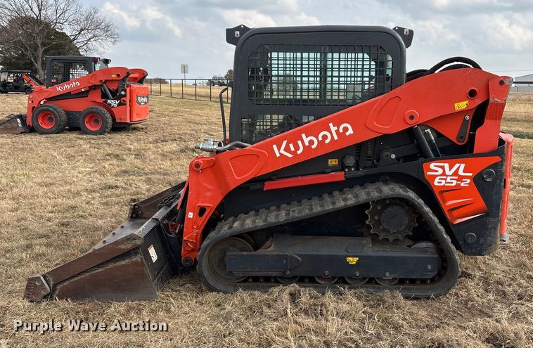 image for item DU6502 2021 Kubota SVL65-2 tracked skid steer loader