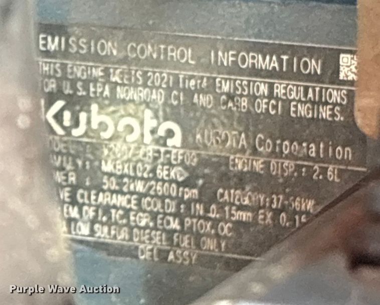 image for item DU6502 2021 Kubota SVL65-2 tracked skid steer loader