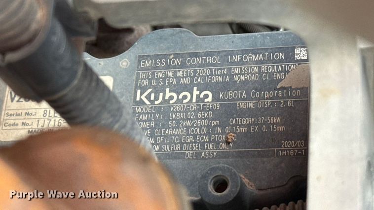 image for item DU6505 2020 Kubota SVL65-2 tracked skid steer loader