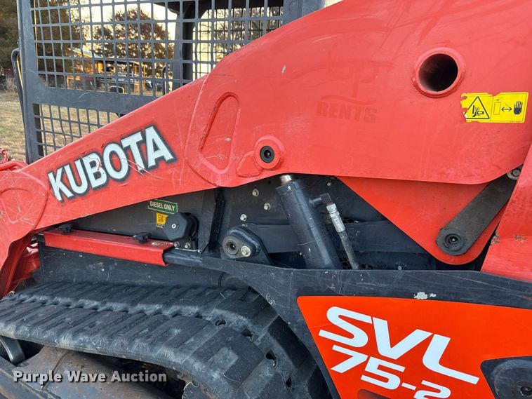 image for item DU6507 2020 Kubota SVL75-2 tracked skid steer loader