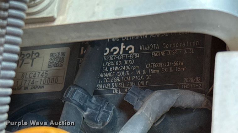 image for item DU6507 2020 Kubota SVL75-2 tracked skid steer loader