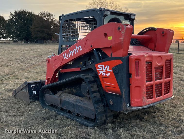 image for item DU6508 2021 Kubota SVL75-2 tracked skid steer loader