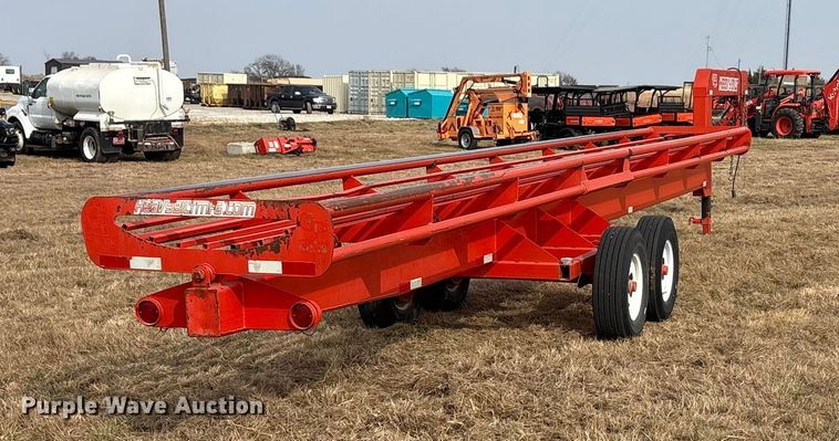 image for item DU6513 2018 Heavybilt hay bale trailer