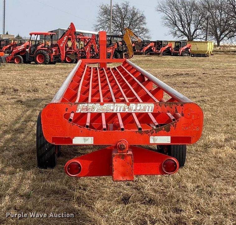 image for item DU6513 2018 Heavybilt hay bale trailer