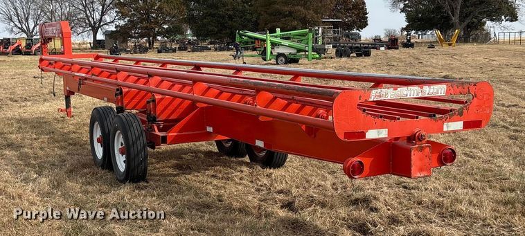 image for item DU6513 2018 Heavybilt hay bale trailer