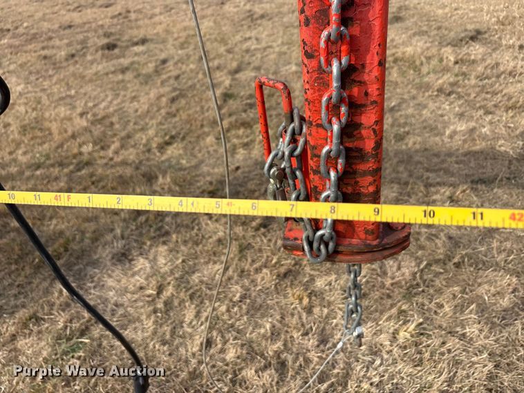 image for item DU6513 2018 Heavybilt hay bale trailer