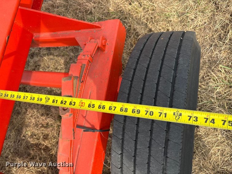 image for item DU6513 2018 Heavybilt hay bale trailer