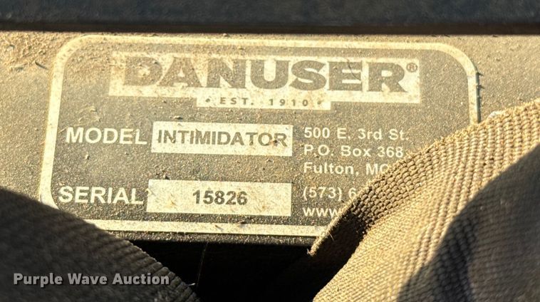 image for item DU6517 2022 Danuser Intimidator skid steer tree puller