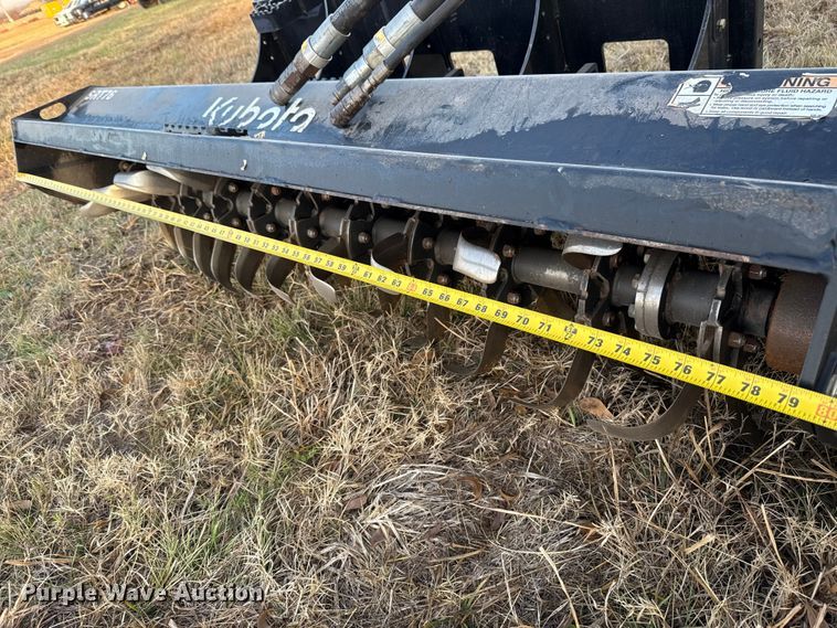 image for item DU6519 2022 Kubota SRT76 skid steer tiller