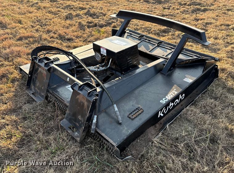 image for item DU6523 2023 Kubota SC6072 skid steer rotary mower