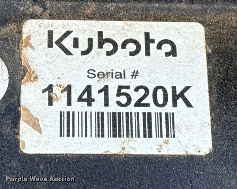 image for item DU6523 2023 Kubota SC6072 skid steer rotary mower