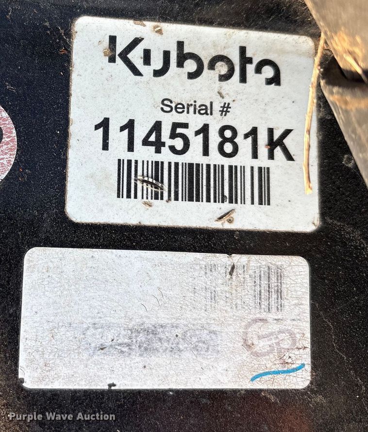 image for item DU6525 2024 Kubota  SC6072 skid steer rotary mower