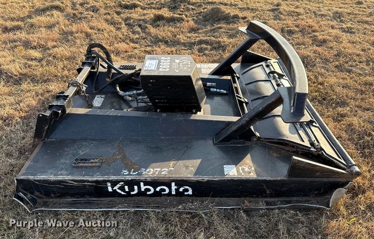 image for item DU6526 2023 Kubota SC6072 skid steer rotary mower