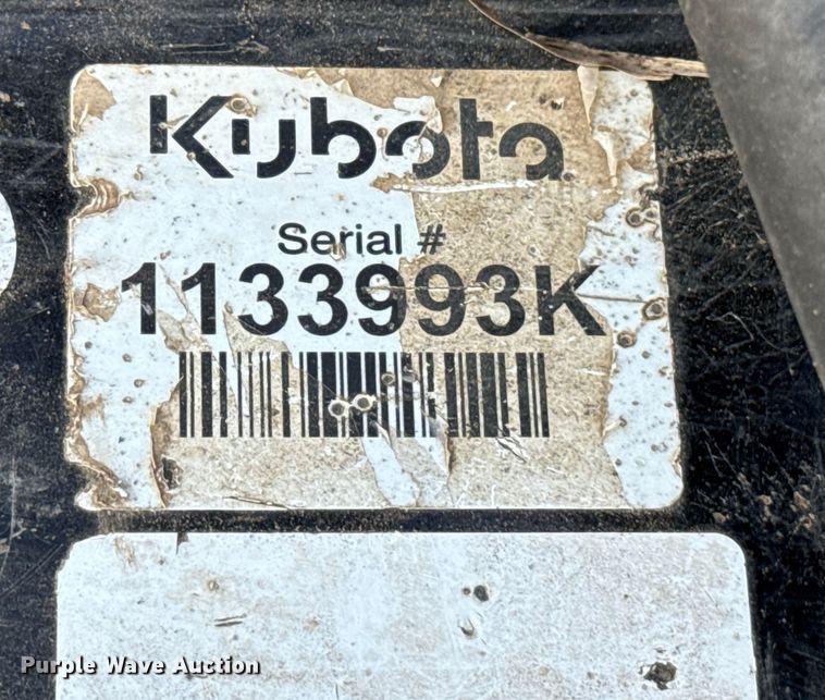 image for item DU6526 2023 Kubota SC6072 skid steer rotary mower