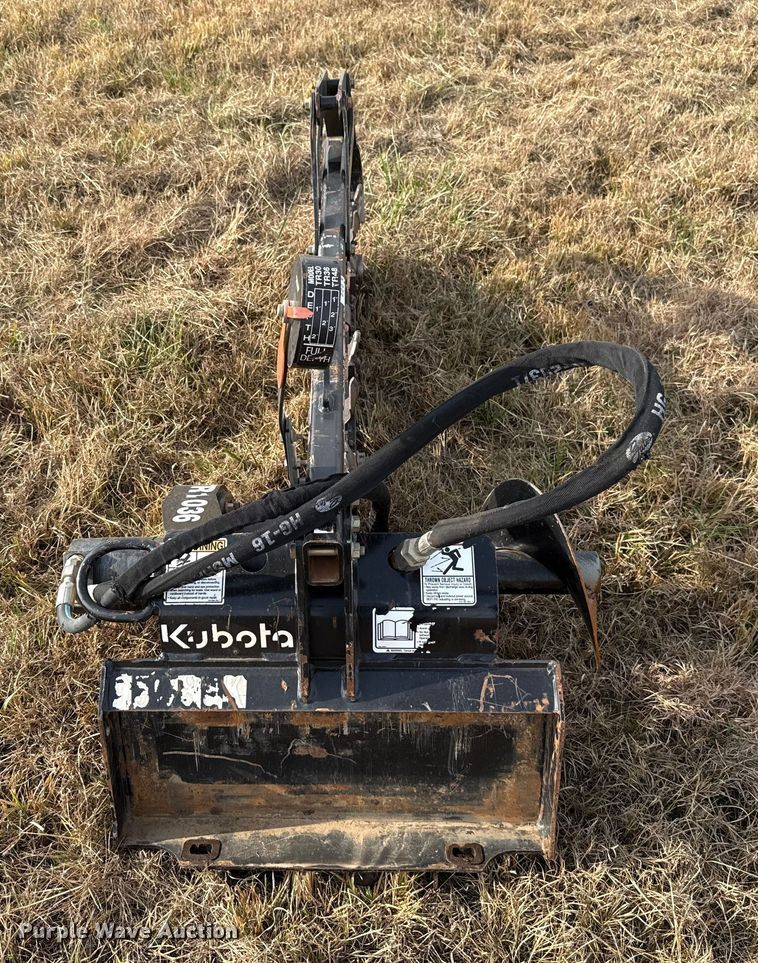 image for item DU6530 2021 Kubota CTR1036 compact utility loader trencher 