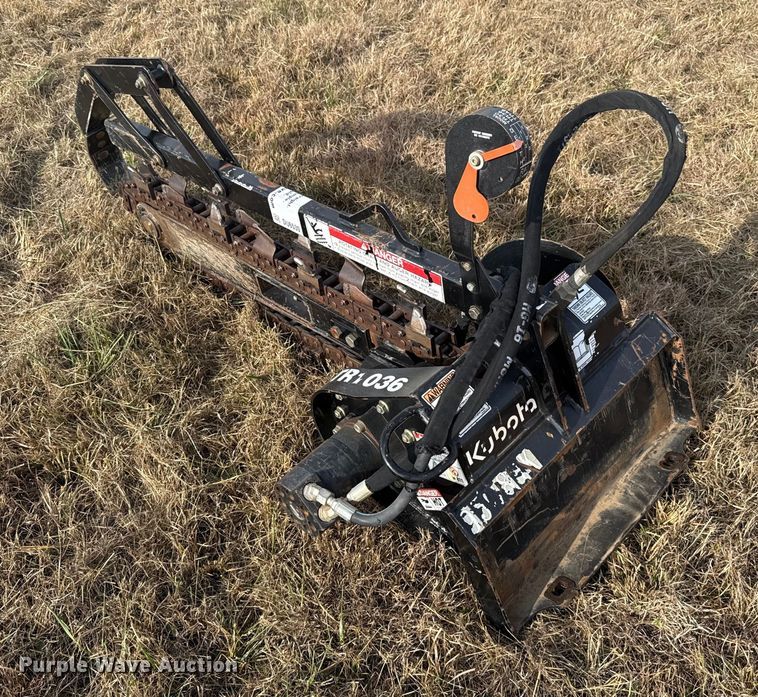 image for item DU6530 2021 Kubota CTR1036 compact utility loader trencher 