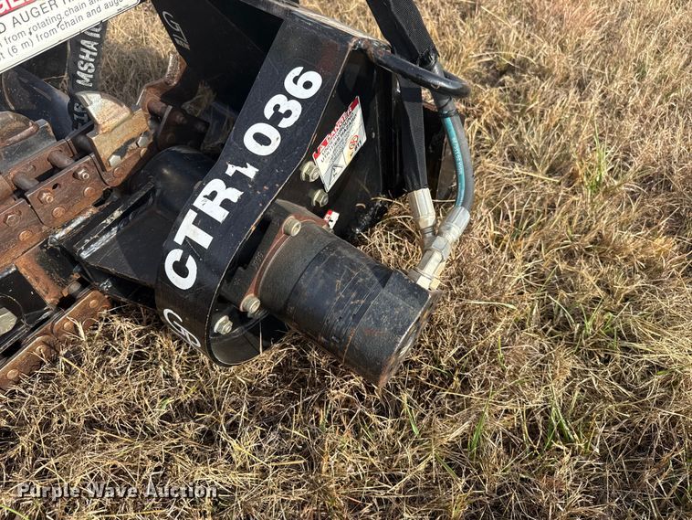 image for item DU6530 2021 Kubota CTR1036 compact utility loader trencher 