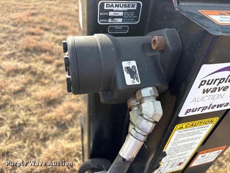 image for item DU6534 2022 Danuser SM40 skid steer post driver