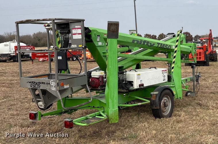 image for item DU6540 2021 Nifty TM50TGE MK1B boom lift