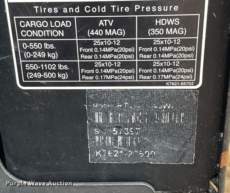 image for item DU6547 2023 Kubota RTV X1140 utility vehicle