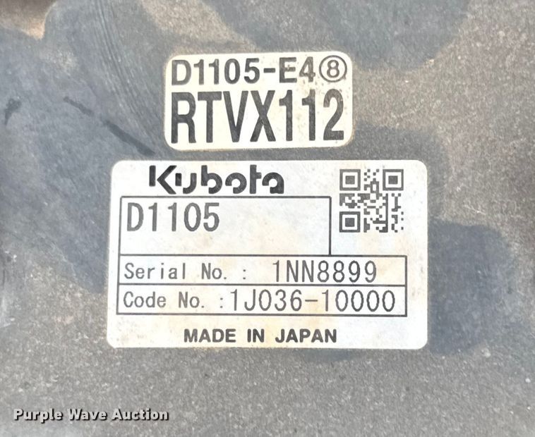 image for item DU6548 2022 Kubota RTV X1140 utility vehicle