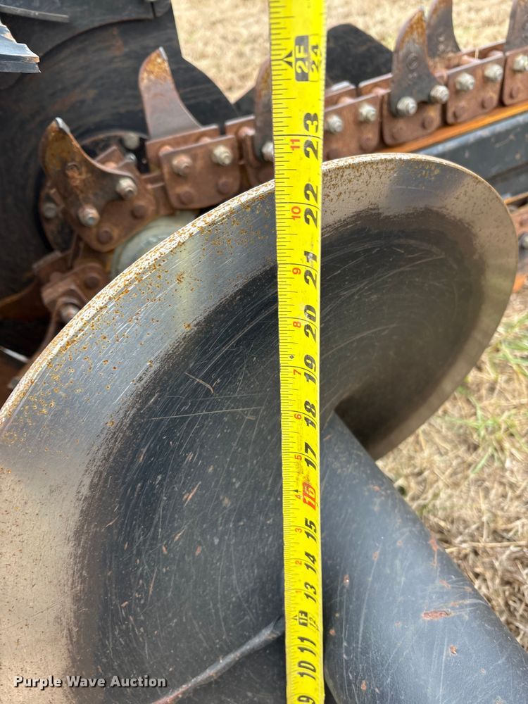 image for item DU6553 Blue Diamond 131265 skid steer trencher