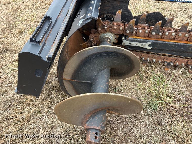 image for item DU6553 Blue Diamond 131265 skid steer trencher