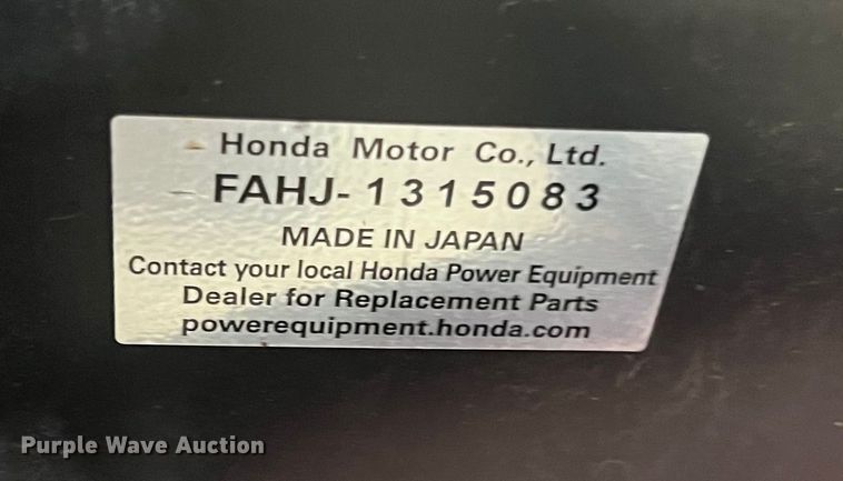 image for item DU6554 2023 Honda FRC800 tiller