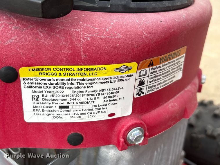 image for item DU6555 Turf Teq 1305 walk behind power rake