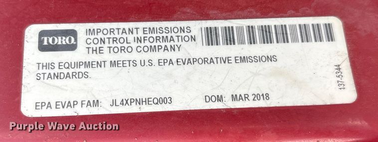 image for item DU6556 Toro 23522 walk behind brush cutter